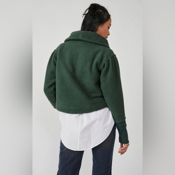 Free People Poppy Sweatshirt Cropped Small NWT - Picture 4 of 11